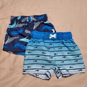 Cat & Jack toddler boys swim trunks 18m